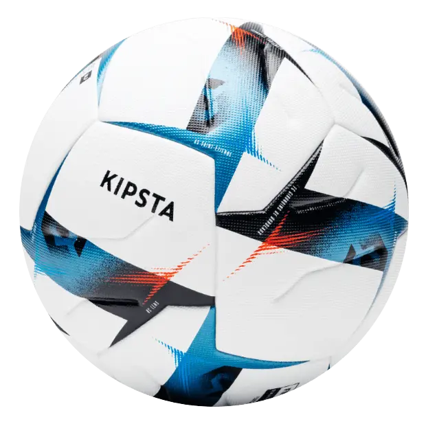 Balón de fútbol termosellado FIFA QUALITY PRO F900 talla 5 blanco amarillo  - Decathlon